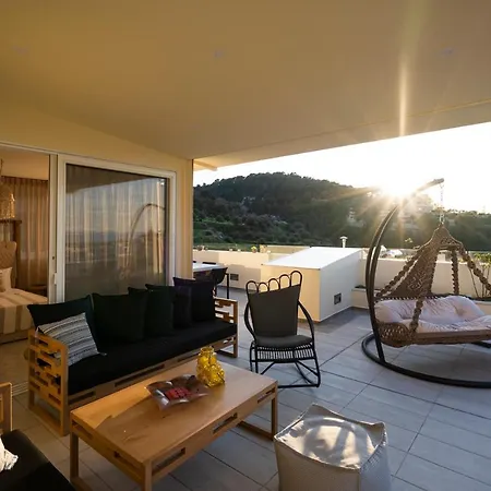 Helen Luxury Holiday House With Sea View Rethymno Exteriér fotografie