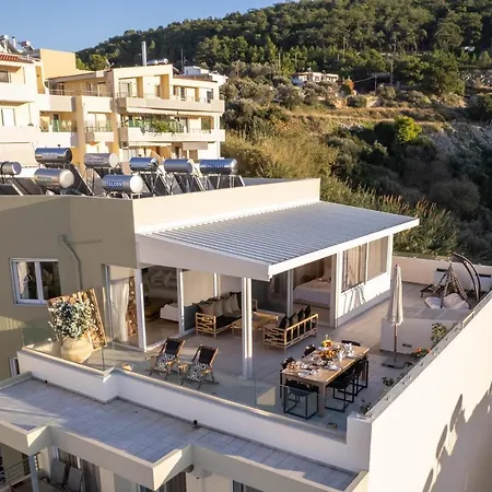 Helen Luxury Holiday House With Sea View Rethymno Exteriér fotografie