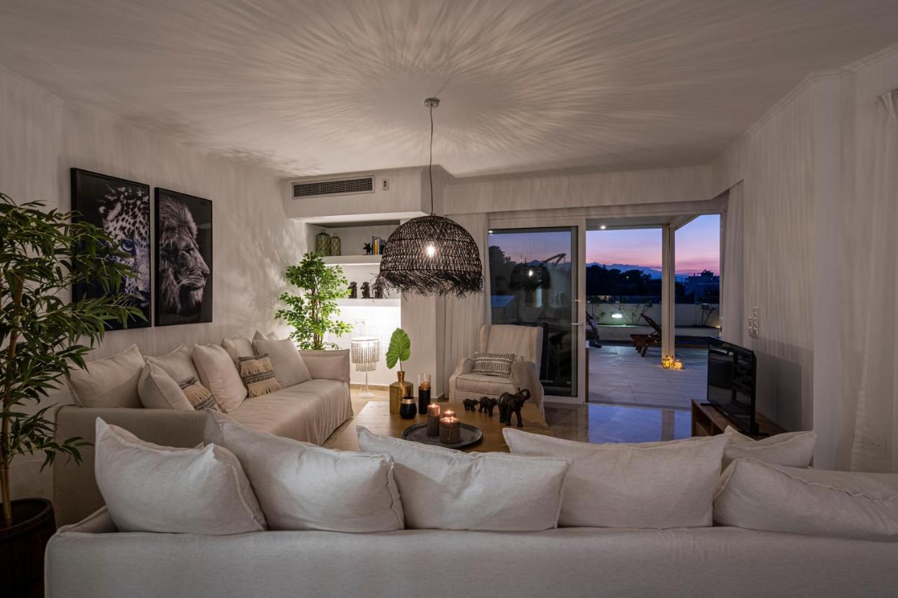Helen Luxury House With Sea View Apartmán Rethymno
